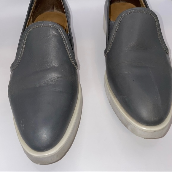 Everlane The Street Shoe Gray leather Pointy Toe sneakers - Picture 4 of 10